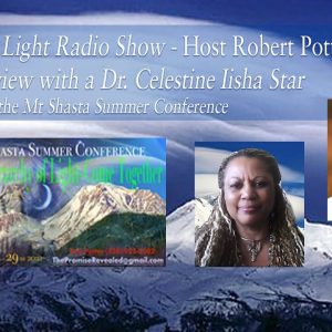 Victor of Light Radio Show - Host Robert Potter Interview with Dr. Celestine Iisha Star 6-2021