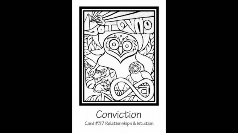 Coloring your way to Mastering Conviction Window #58 - Root to Crown