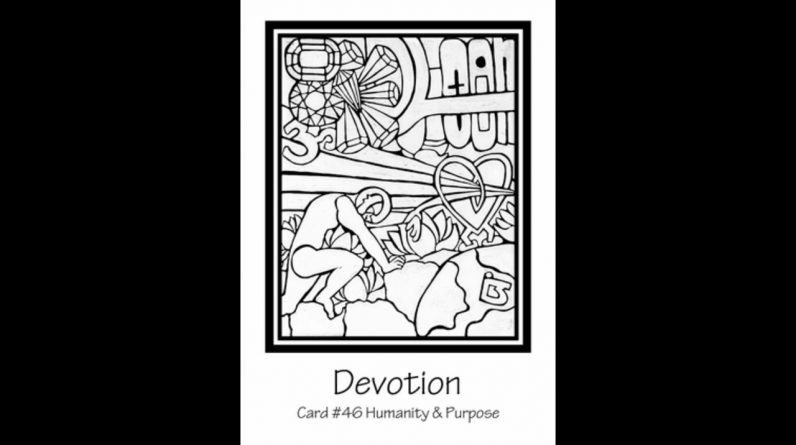 Coloring your way to Mastering Devotion Window #71 - Root to Crown