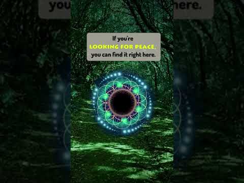 If you're looking for PEACE you'll FIND IT HERE! ✨ Earth Star Chakra Activation 68.05 Hz #shorts
