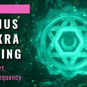 Thymus Chakra Healing 💙💚 Higher Heart Chakra Frequency Music