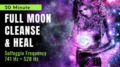 Full Moon Meditation Music for Full Body Healing 🌚 741 Hz  Frequency 🌚 MAY FULL MOON LUNAR ECLIPSE!