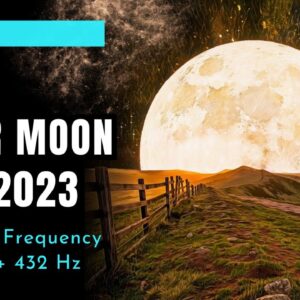 Full Moon September 2023 ???? POWERFUL Sound Meditation for the LAST Supermoon Of 2023 (187.61 Hz)