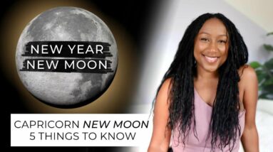 New Moon January 11th - 5 Things to Know ✨